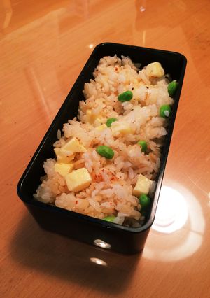 ぴりっと七味枝豆チーズご飯！お弁当にも！-レシピのメイン写真