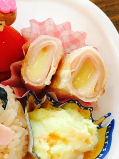 餃子の皮でハムチーズ巻き☆お弁当おかずに-レシピのメイン写真
