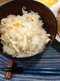 帆立缶で炊き込みごはん♪-レシピのメイン写真