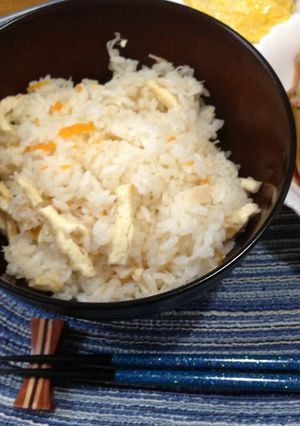 帆立缶で炊き込みごはん♪-レシピのメイン写真