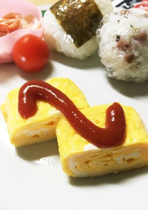 ごはんなしの贅沢卵焼きオムライス☆-レシピのメイン写真