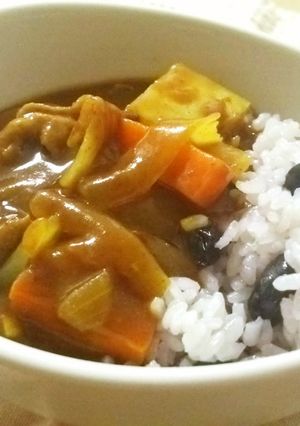 懐かしい味を再現したポークカレー-レシピのメイン写真
