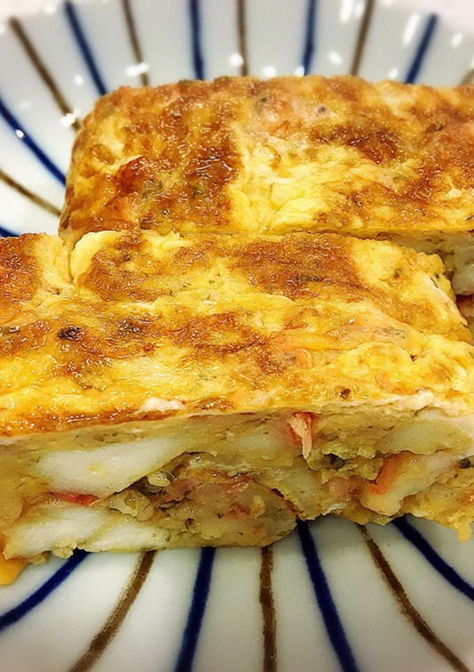 はんぺんでかさ増し 絶品☆卵焼き-レシピのメイン写真