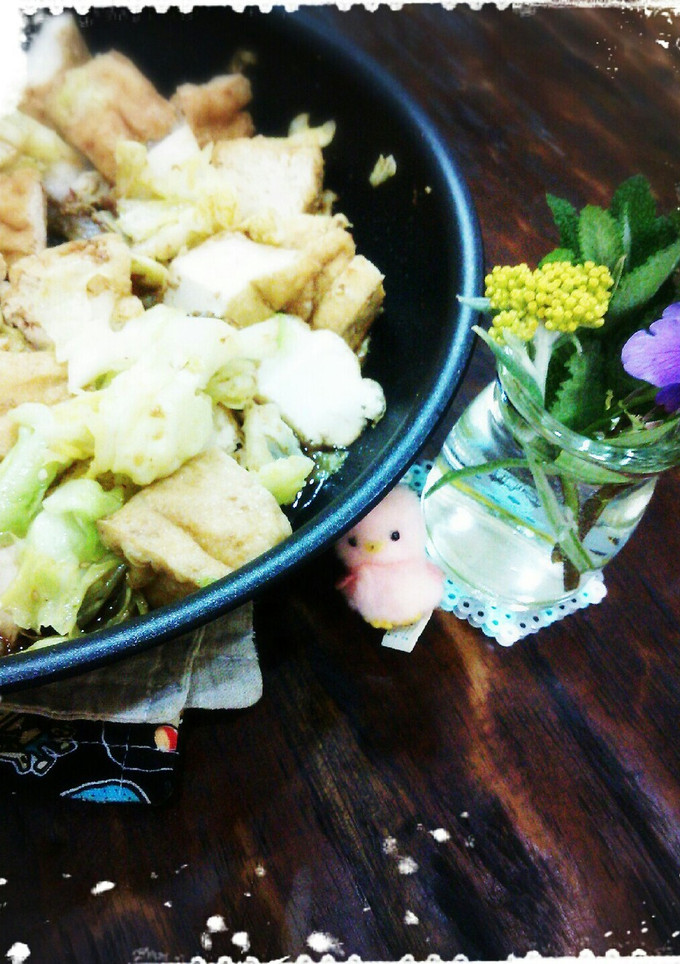 たっぷり食べれる★厚揚げとキャベツ炒め-レシピのメイン写真