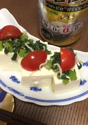 ♡やっこの大根の葉炒めのせ♡-レシピのメイン写真