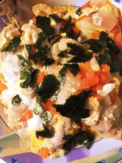簡単煮込むだけ♡人参入り親子丼-レシピのメイン写真