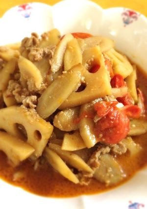 簡単♬牛肉と根菜の味噌ケチャ煮込み♡-レシピのメイン写真