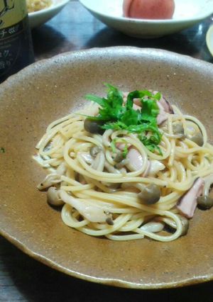 ビールに合う!!塩辛パスタ-レシピのメイン写真