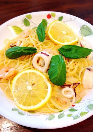レモンのクリームパスタ-レシピのメイン写真