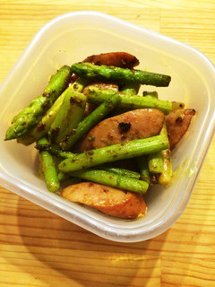 お弁当☆アスパラウィンナーのカレーマヨ-レシピのメイン写真
