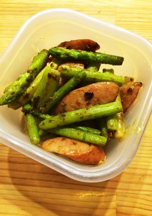 お弁当☆アスパラウィンナーのカレーマヨ-レシピのメイン写真