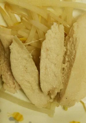 レンジで5分　鶏むね肉のサラダチキン-レシピのメイン写真