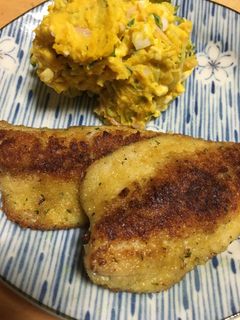 簡単!カレー風味の揚げない鯵フライ-レシピのメイン写真