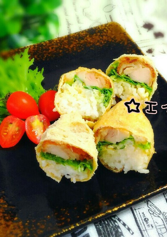 お洒落稲荷(唐揚げVer.)-レシピのメイン写真