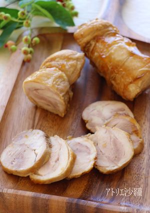 照り焼き味チャーシュー風✿鶏もも肉ロール-レシピのメイン写真