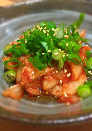 キムチが１分で簡単！お惣菜に！-レシピのメイン写真