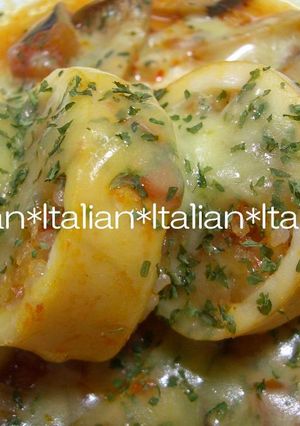 炊飯器でイタリアンなイカ飯-レシピのメイン写真