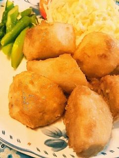ゴロゴロ☆里芋の唐揚げ甘酢あえ-レシピのメイン写真
