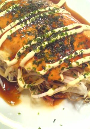 お好み焼き味？！のオムレツ-レシピのメイン写真