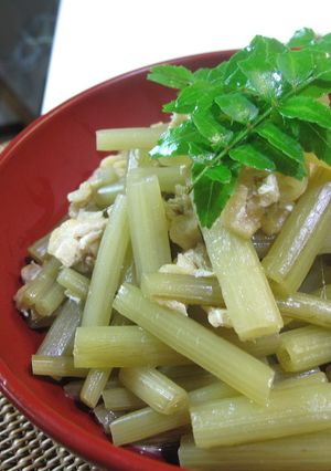 蕗と油揚げ ~シンプルに~-レシピのメイン写真