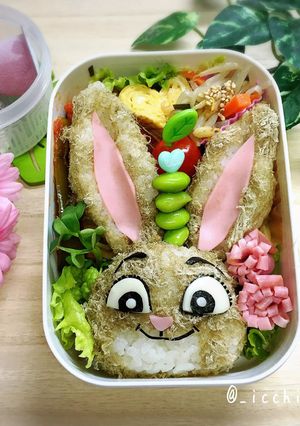 キャラ弁!ズートピアのジュディ-レシピのメイン写真