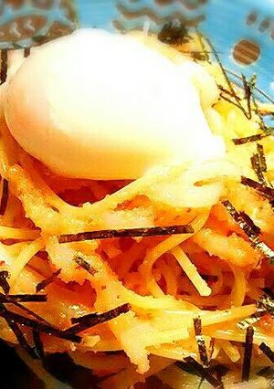 温玉いか明太子パスタ-レシピのメイン写真