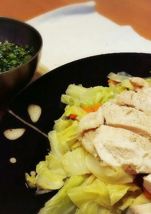 鶏むね肉のさっぱり蒸し-レシピのメイン写真
