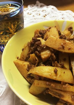 簡単美味っ☆筍とじゃがいものカレー炒め-レシピのメイン写真