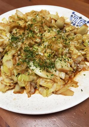 キャベツ大量消費☆うまうまキャベツ炒め♪-レシピのメイン写真