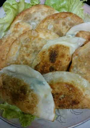 チーズ＆しそ包み鳥胸肉の揚げ餃子風-レシピのメイン写真