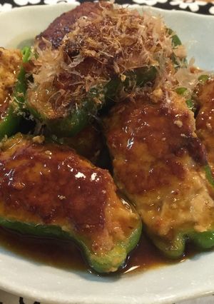 タレが美味しい♪ピーマンの肉詰め-レシピのメイン写真