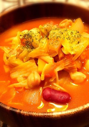 ミネストローネ お腹いっぱい ダイエット-レシピのメイン写真