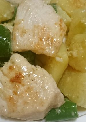 簡単！鶏肉とピーマンのゆず胡椒マヨ炒め-レシピのメイン写真