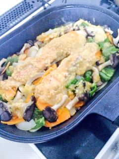 お好きな野菜と!鮭のちゃんちゃん焼き-レシピのメイン写真