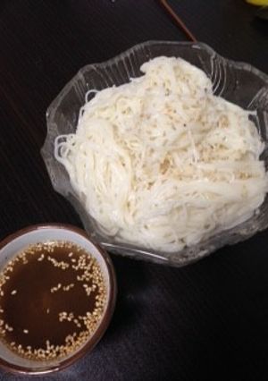 サッパリ！うめ～そうめん-レシピのメイン写真
