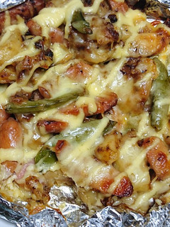 スナップえんどうとポテトのチーズ焼き-レシピのメイン写真