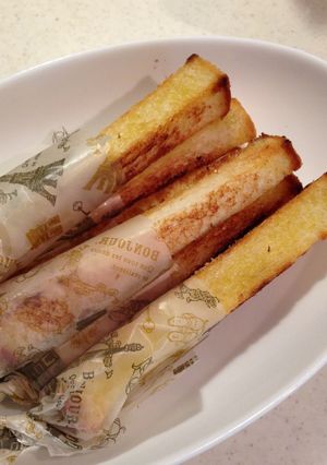 ラカントスティックトースト-レシピのメイン写真
