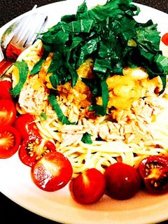 大根おろし&ツナ&大葉のパスタ♡-レシピのメイン写真