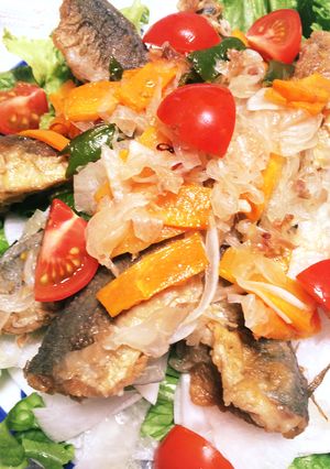 アジの南蛮漬け〜カレー風味が食べやすい〜-レシピのメイン写真