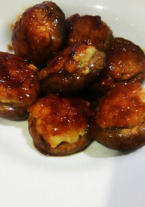 椎茸ポーク詰めポン酢醤油焼き-レシピのメイン写真