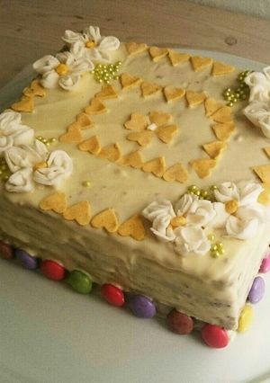 天板で作るスクエアケーキ-レシピのメイン写真