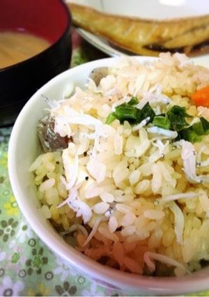 しらすとホタテの炊き込みご飯-レシピのメイン写真