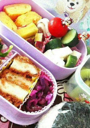 中学生女子 時短 簡単弁当２３-レシピのメイン写真