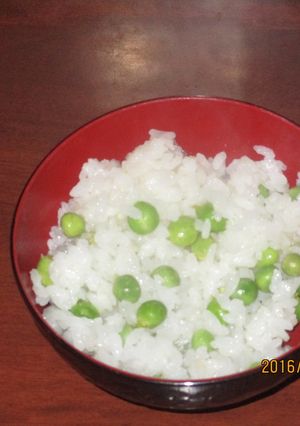 グリンピースの豆ごはん-レシピのメイン写真