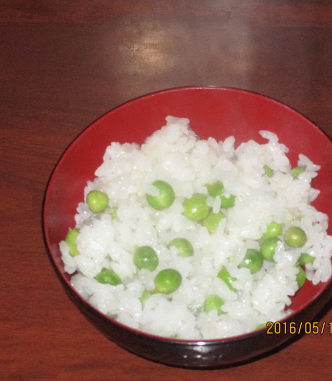 グリンピースの豆ごはん by フクドン 【クックパッド】 簡単おいしい