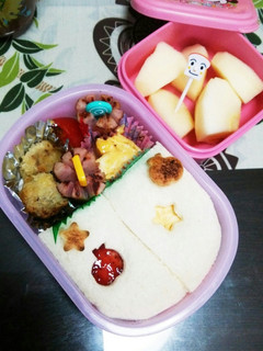 #幼稚園年少さんのサンドイッチ弁当-レシピのメイン写真