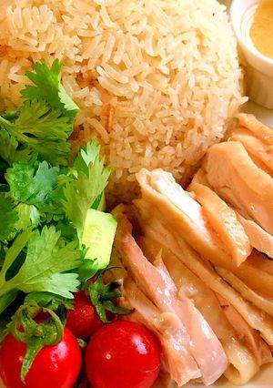 海南鶏飯 鶏ガラスープで本格的に-レシピのメイン写真