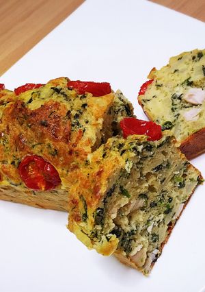 野菜たっぷり簡単子どもも大好きケークサレ-レシピのメイン写真