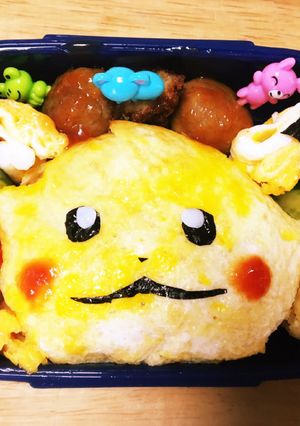 ポケモン ピカチュウ キャラ弁-レシピのメイン写真