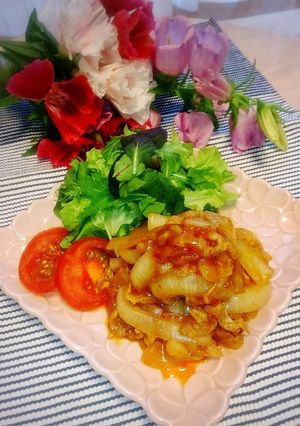 簡単☆ポークケチャップ-レシピのメイン写真